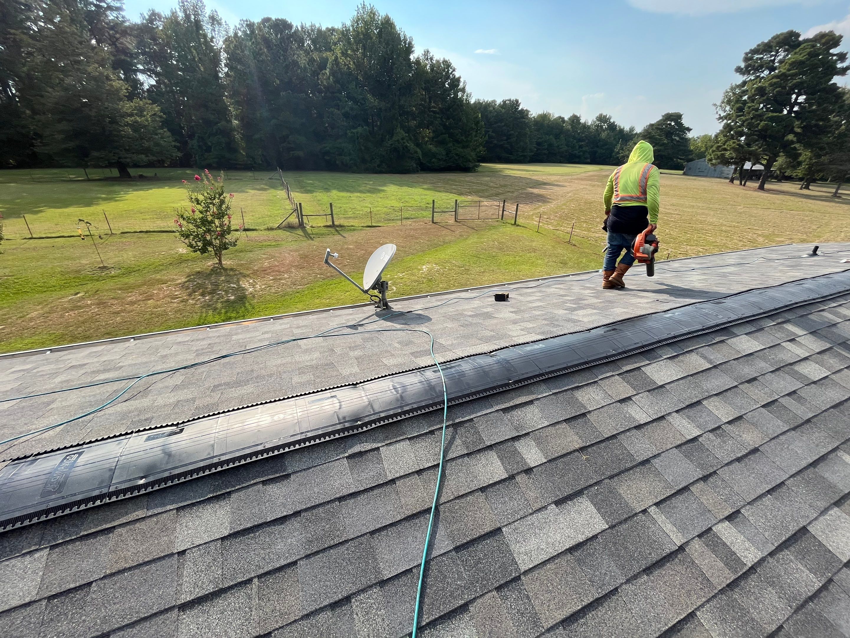 Residential Shingle Reroof using Malarkey Highlander: Storm Gray by Hostetler Roofing