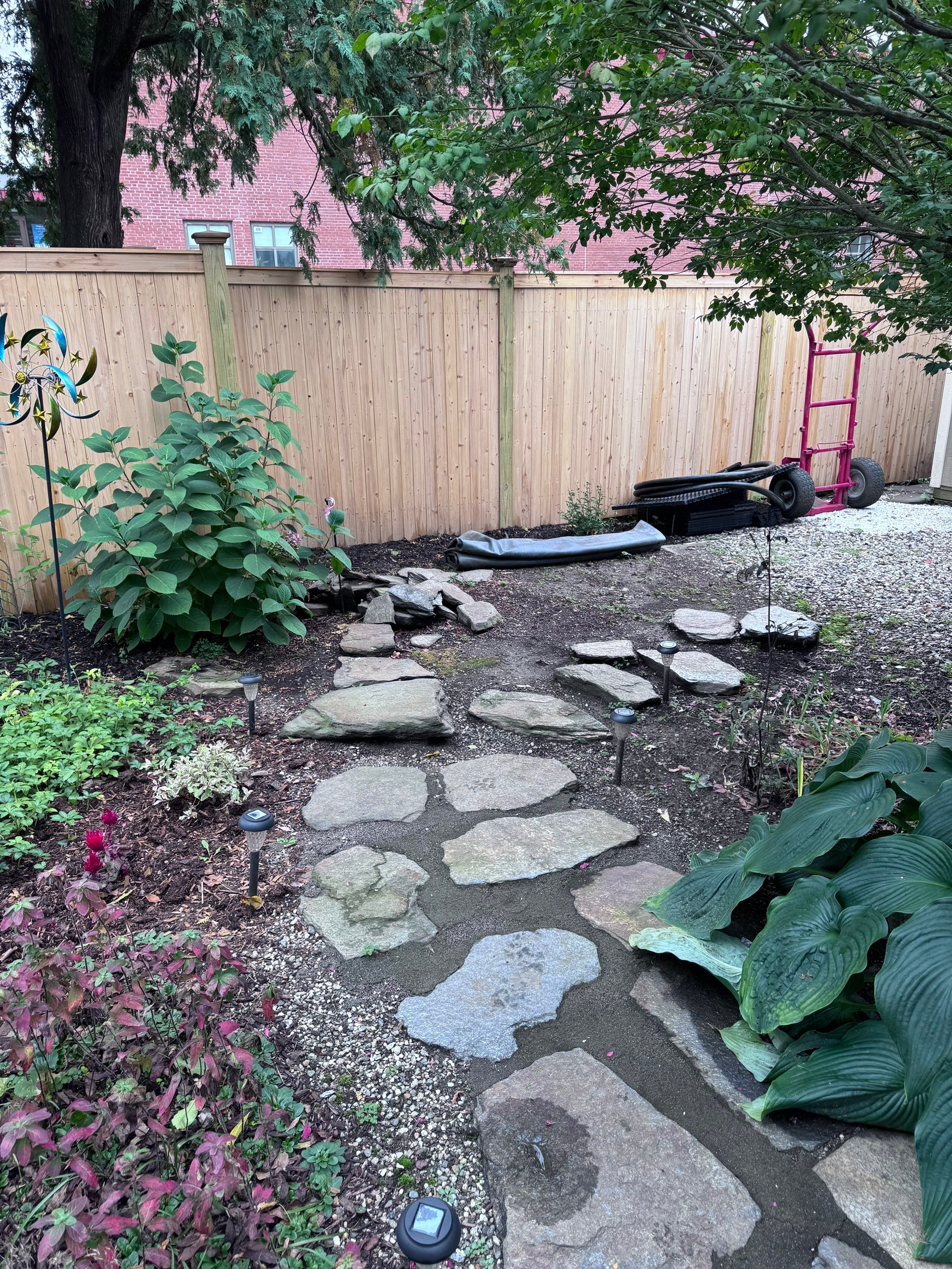 New Pondless Waterfall in Northampton by Wicked Water Gardens