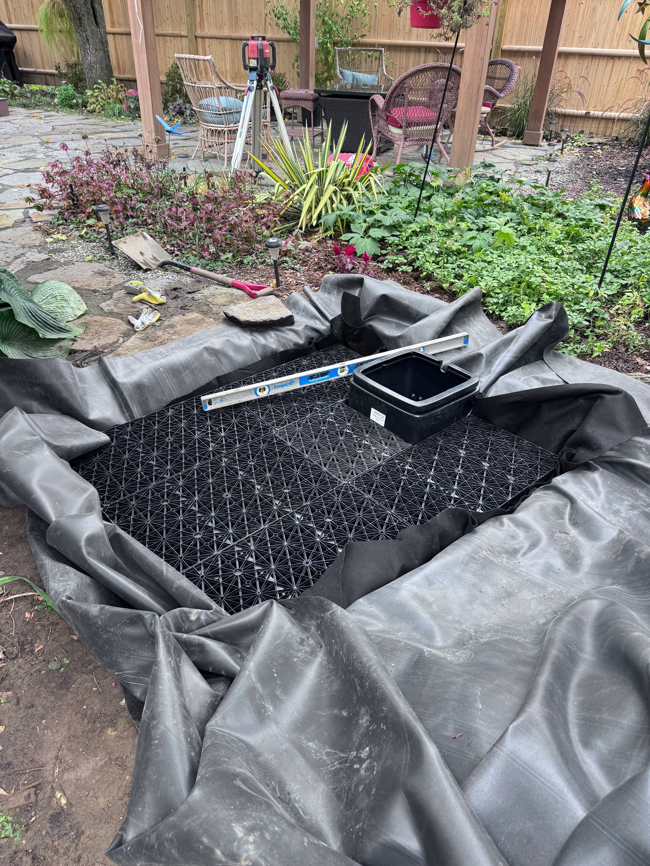 New Pondless Waterfall in Northampton by Wicked Water Gardens
