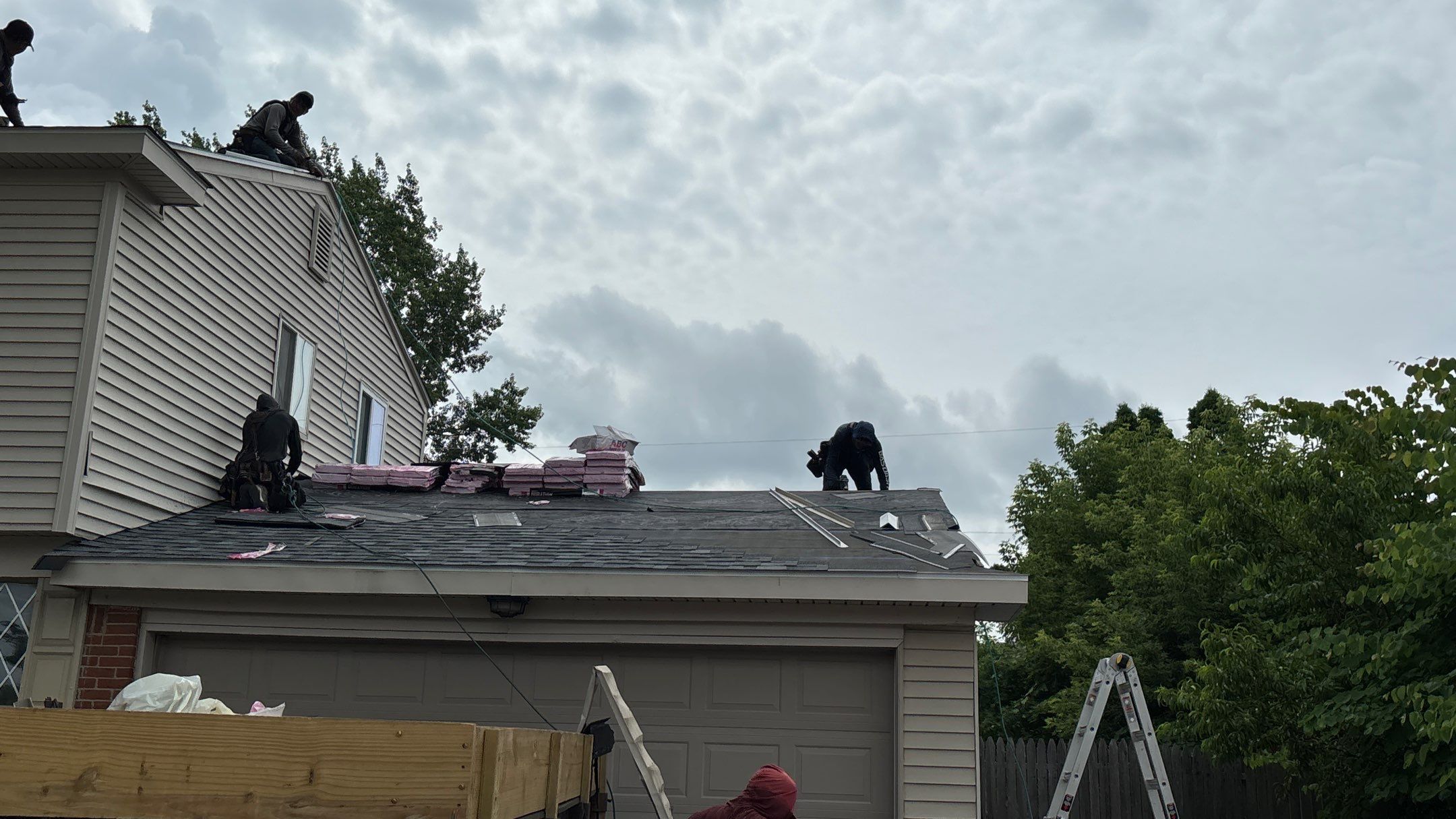 Roof Replacement using Owens Corning Slatestone Gray by 180 Contractors