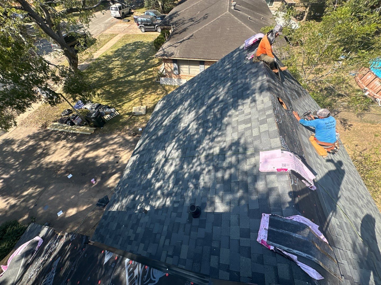 Residential Roofing Repair using Owen's Corning Duration (Lifetime) Shingles by Roof Repair Company