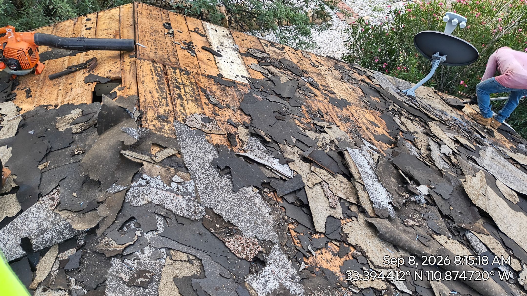 Comprehensive Roof Replacement and Structural Wood Repairs in Miami, Arizona by APM Builders LLC