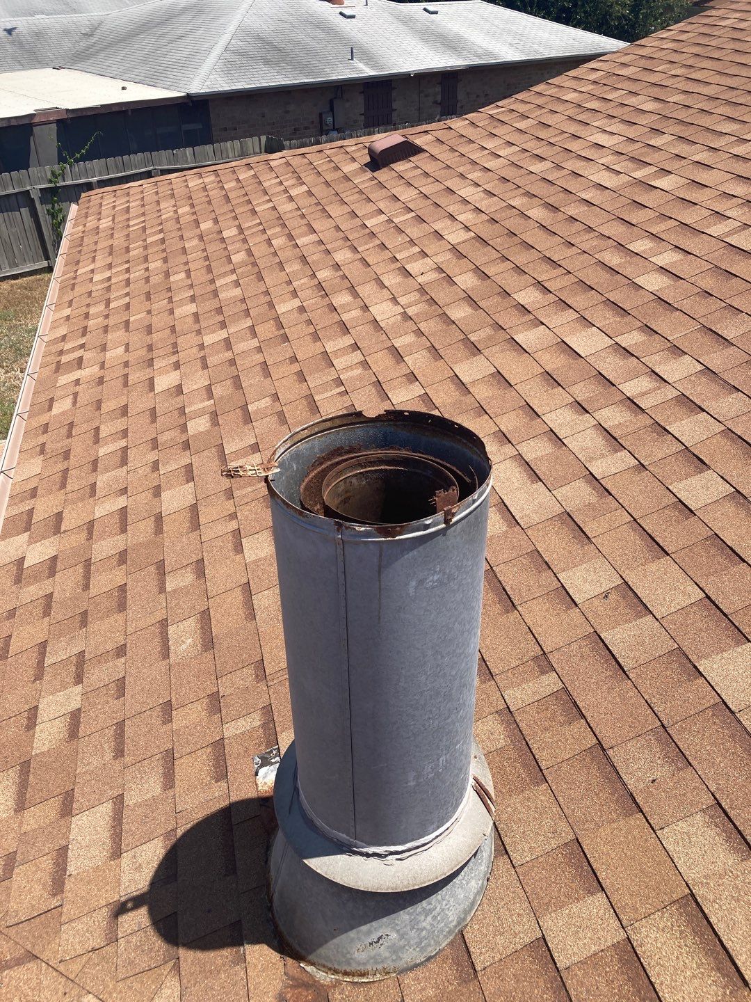 Chimney Cap & Chase Replacement using Custom Fabricated Steel by Lighthouse Roofing