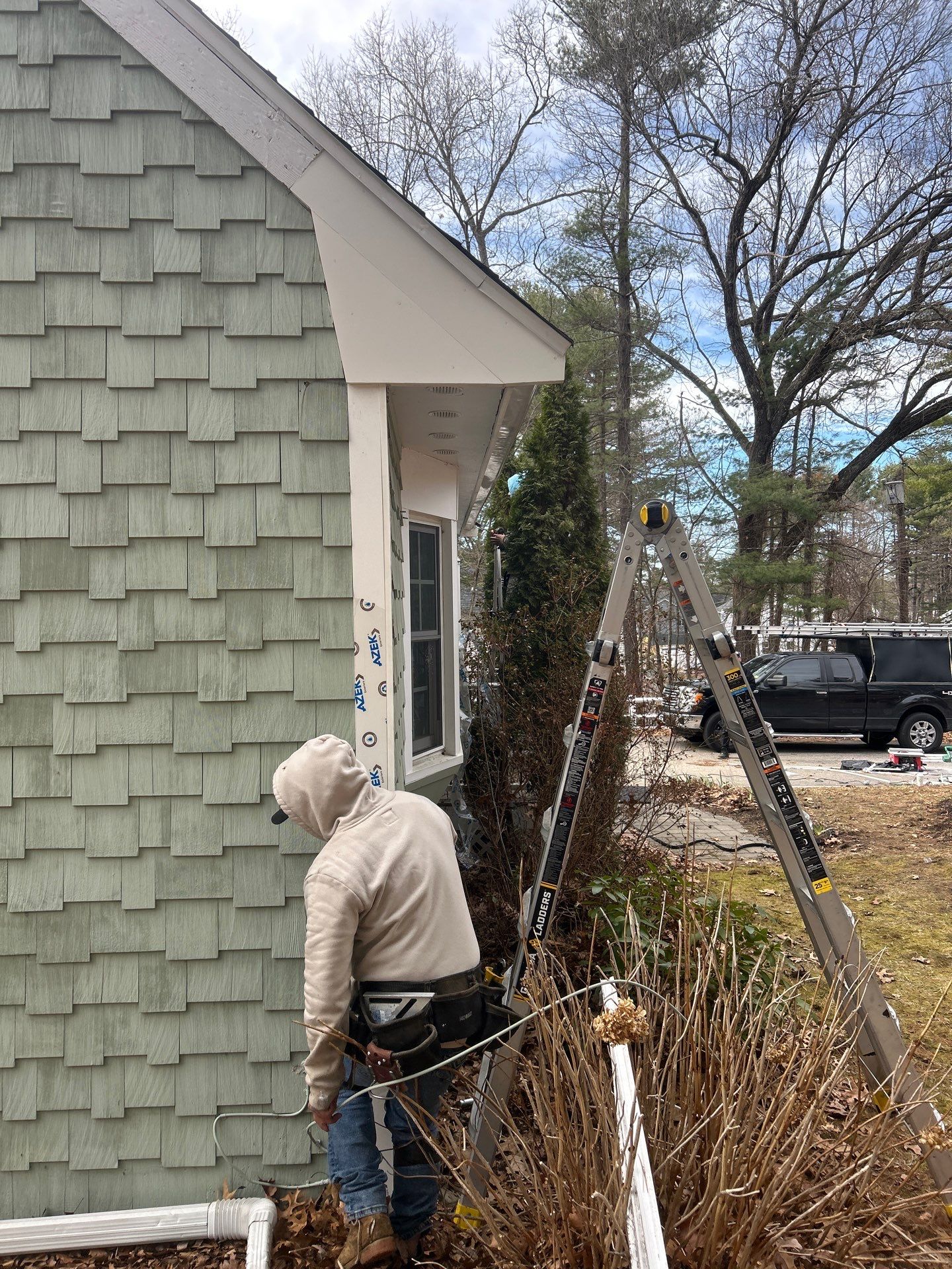 PVC Fascia & Corner Board Replacement — Billerica, MA by Mighty Dog Roofing of Greater Middlesex County