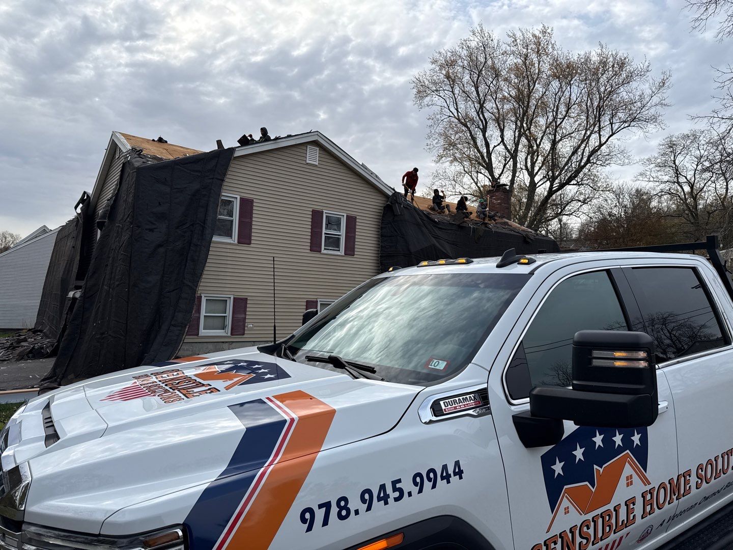 Full Roof Replacement with GAF Roofing System & New Gutters – Duplex Home by Sensible Home Solutions