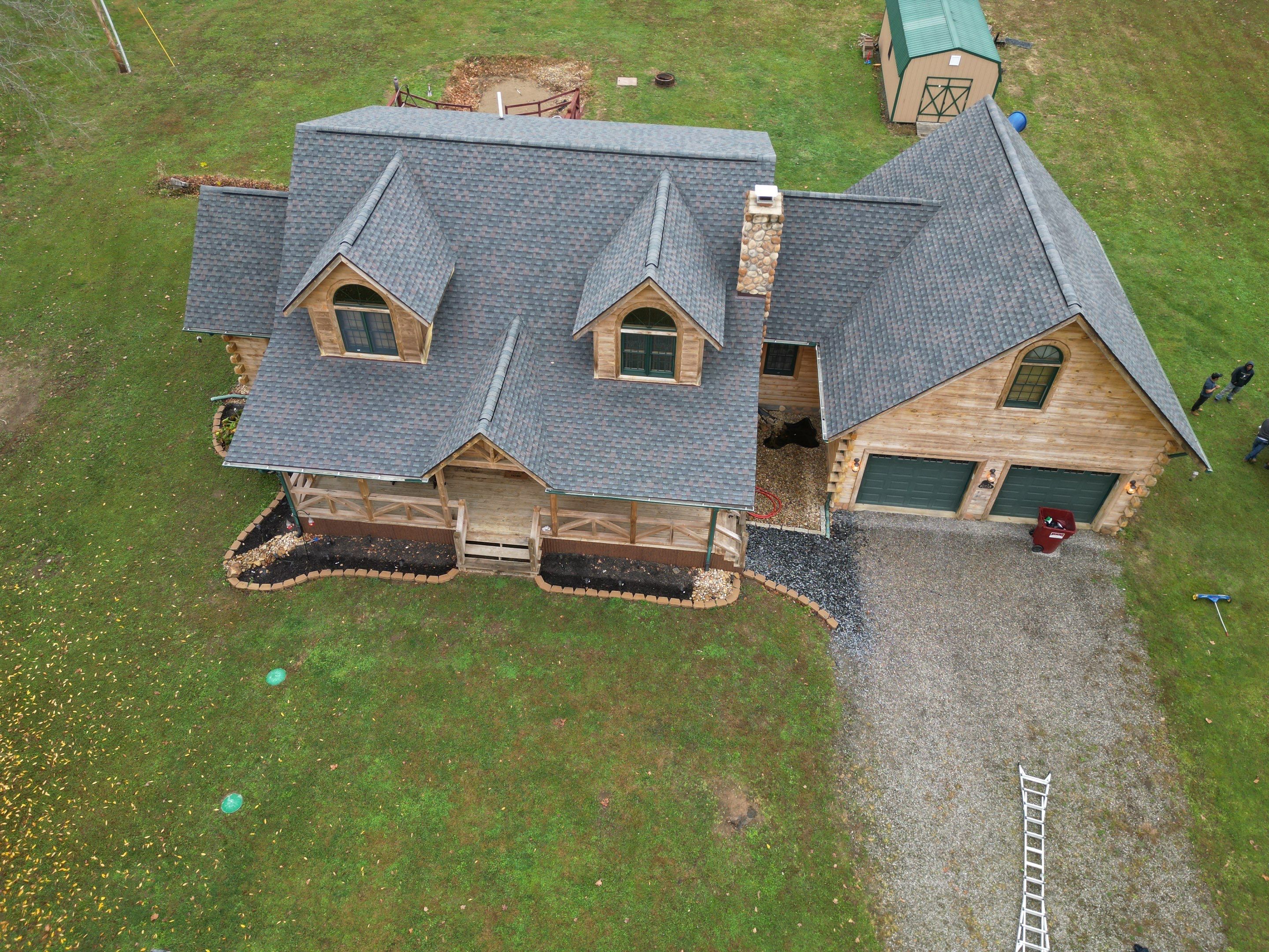 Residential Roofing Installation using Timberline HDZ Shingles - Williamsburg Slate by RoofX 