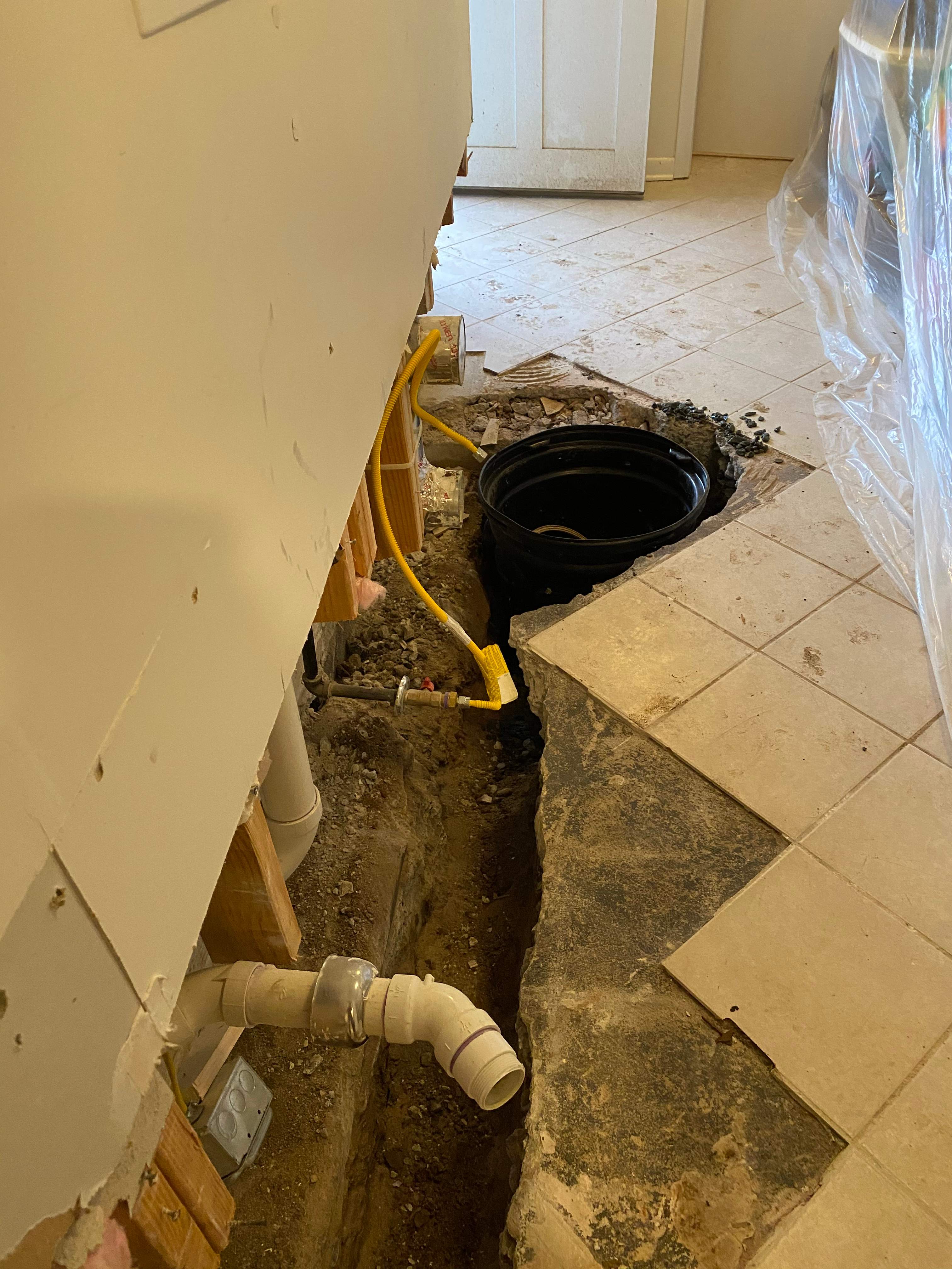 Interior French Drain Job in West Orange, NJ by Pure Service Pro, LLC 