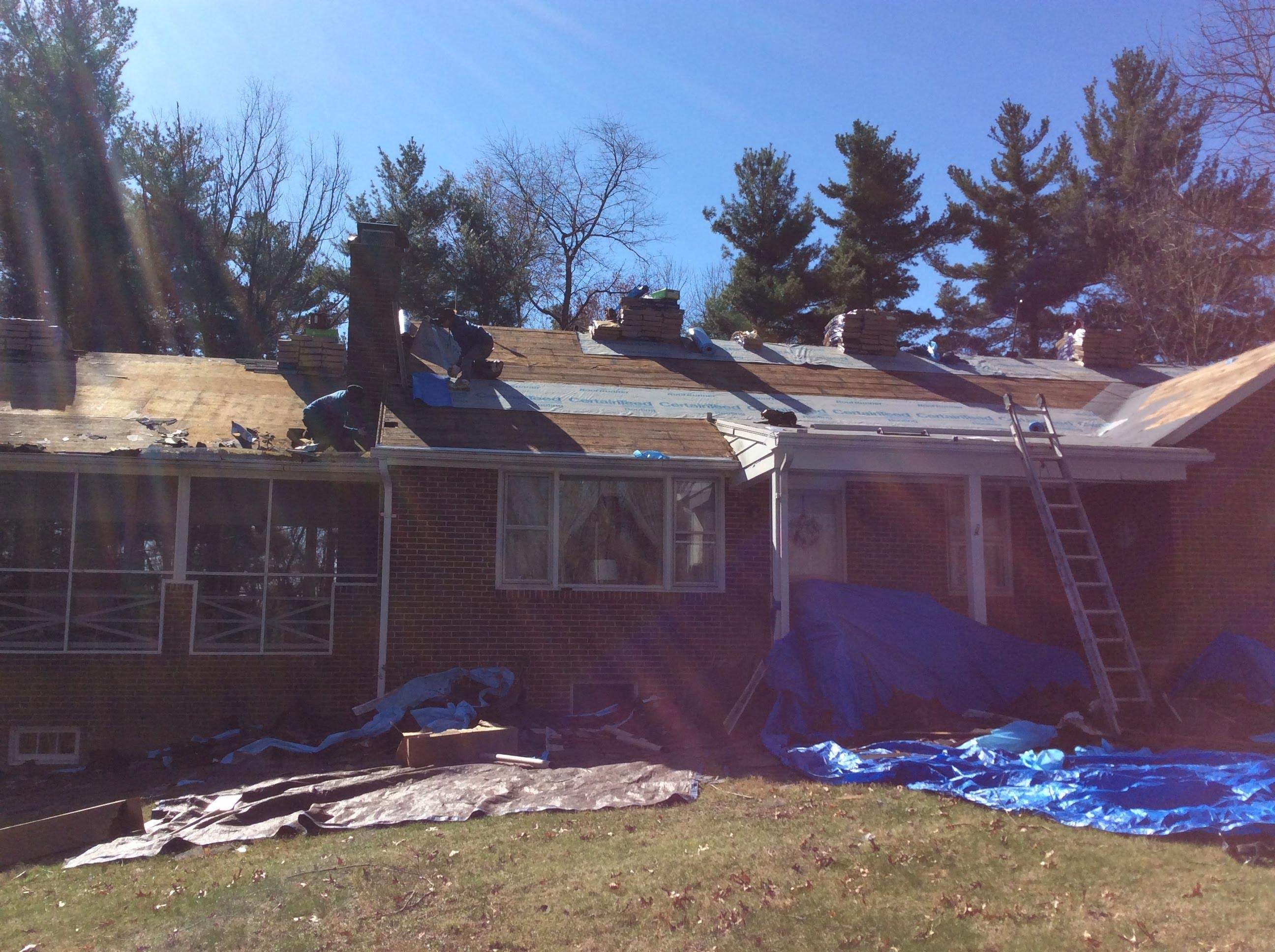 Residential Roofing Installation  3 Tap Shingles by Alpha Design Services