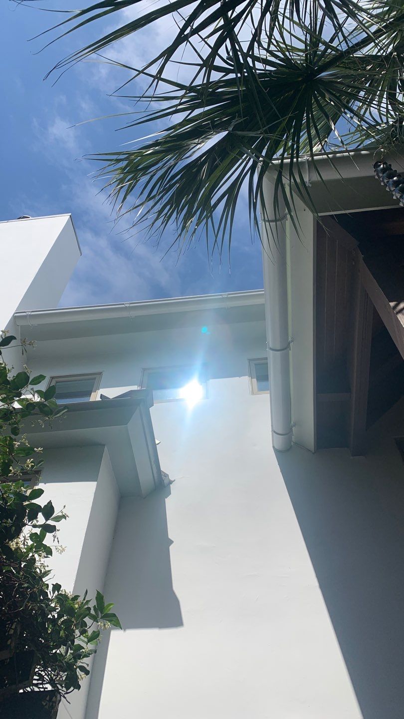Seamless Gutter Installation using Galvanized Gutters by Gutter Professors