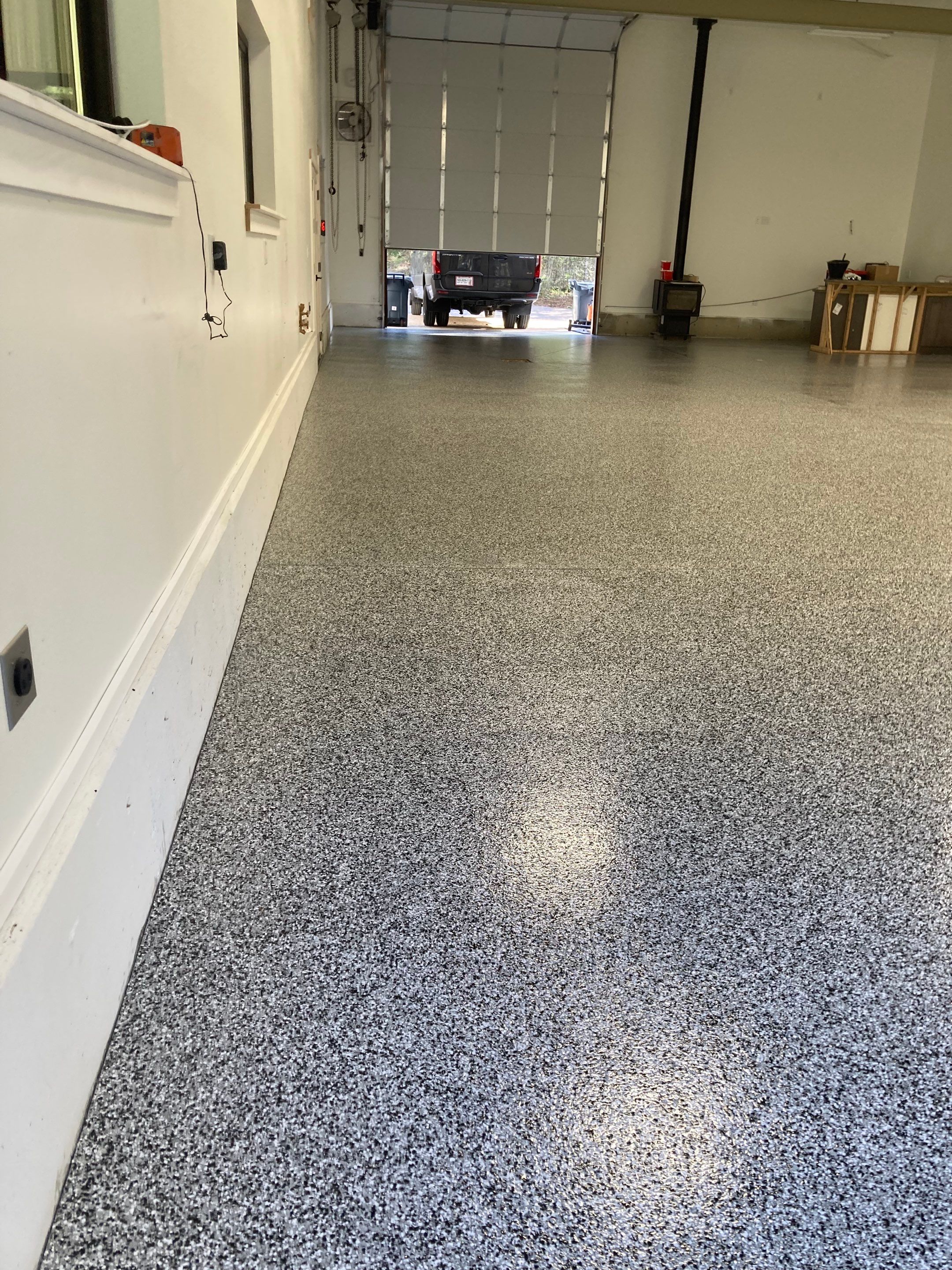 Garage Transformation using Domino and the Penntek Evolution System by Croc Coatings, LLC