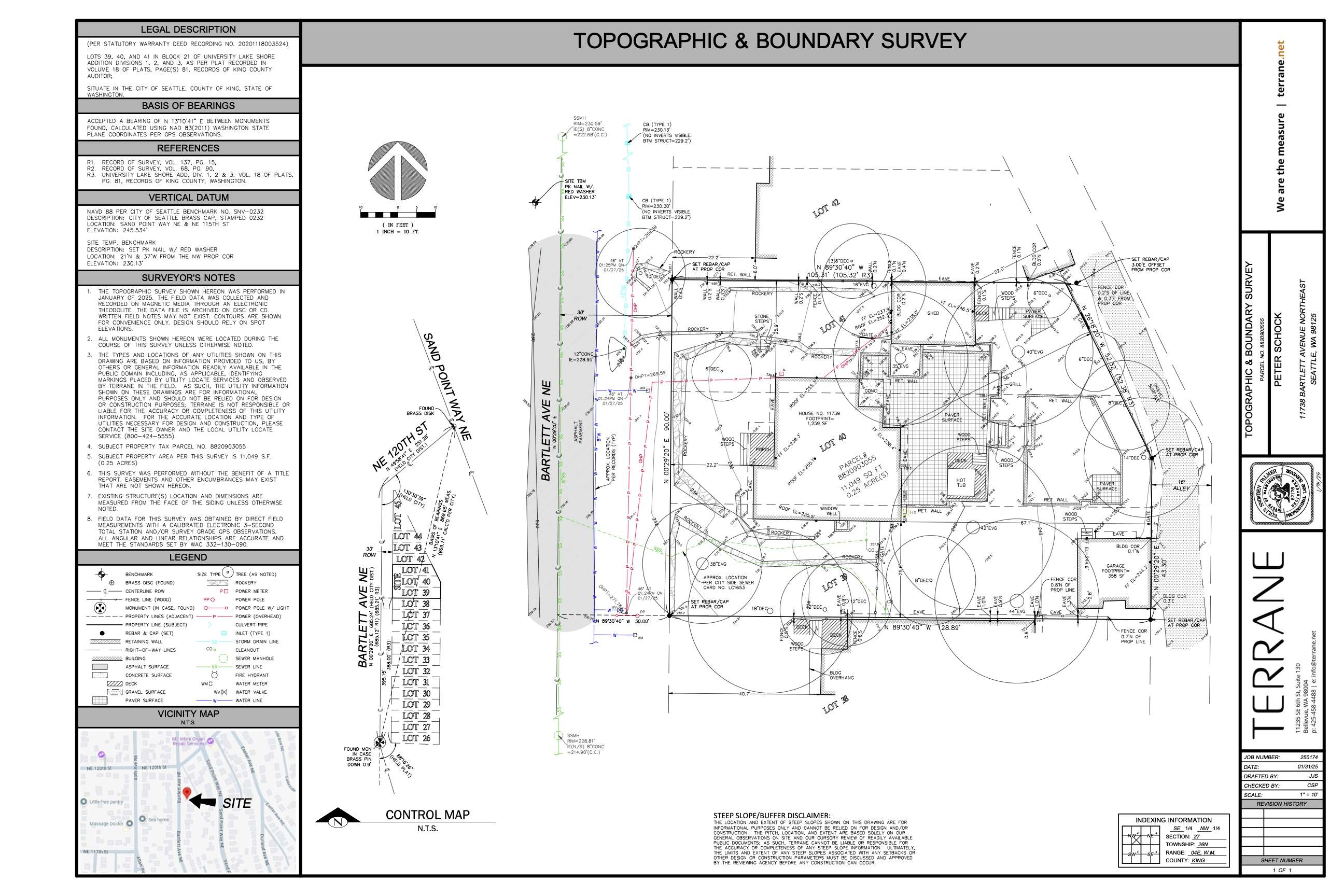 🗺️ Arborist Report with Tree Inventory & Site Plan – Seattle Property by Sound Tree Care LLC