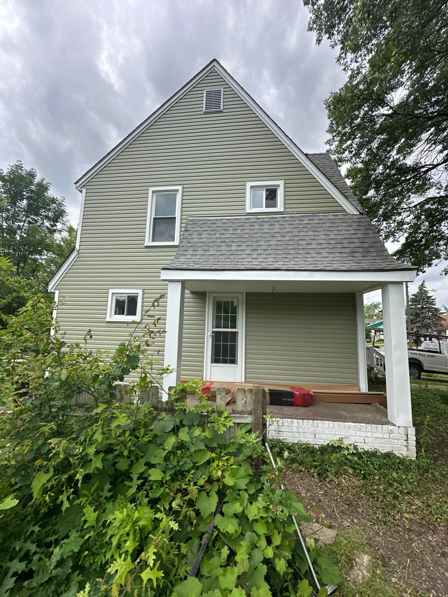 Project in Cleveland by Powers Roofing and Exteriors