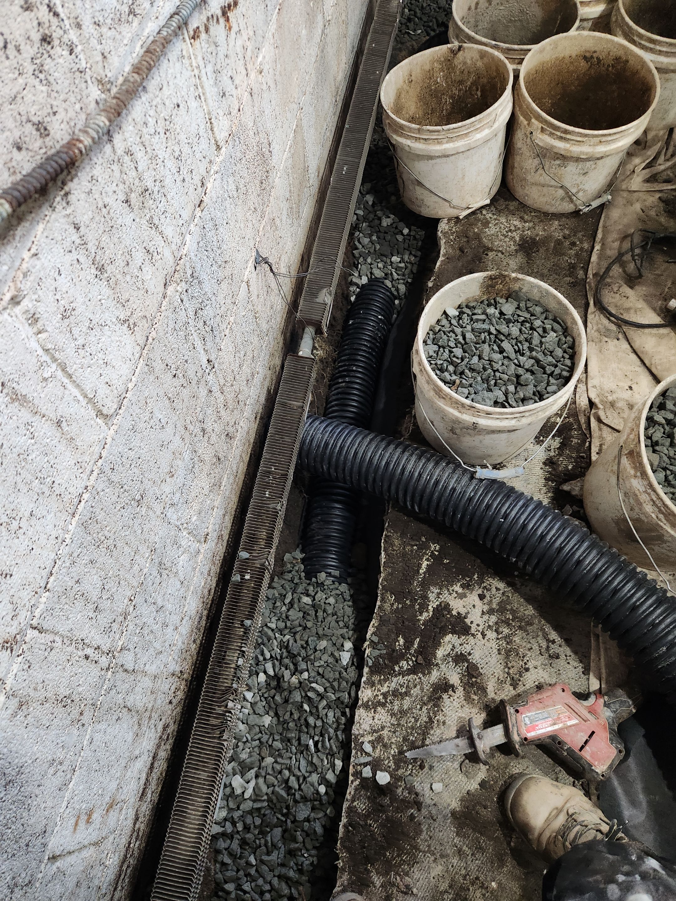 Interior French Drain Jefferson Township by Pure Service Pro, LLC 