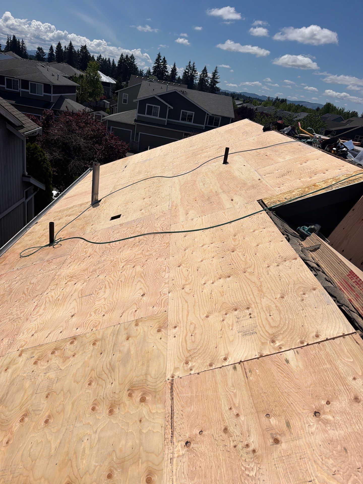Residential Roofing Installation using GAF HDZ Shingles by Roofing Formula LLC