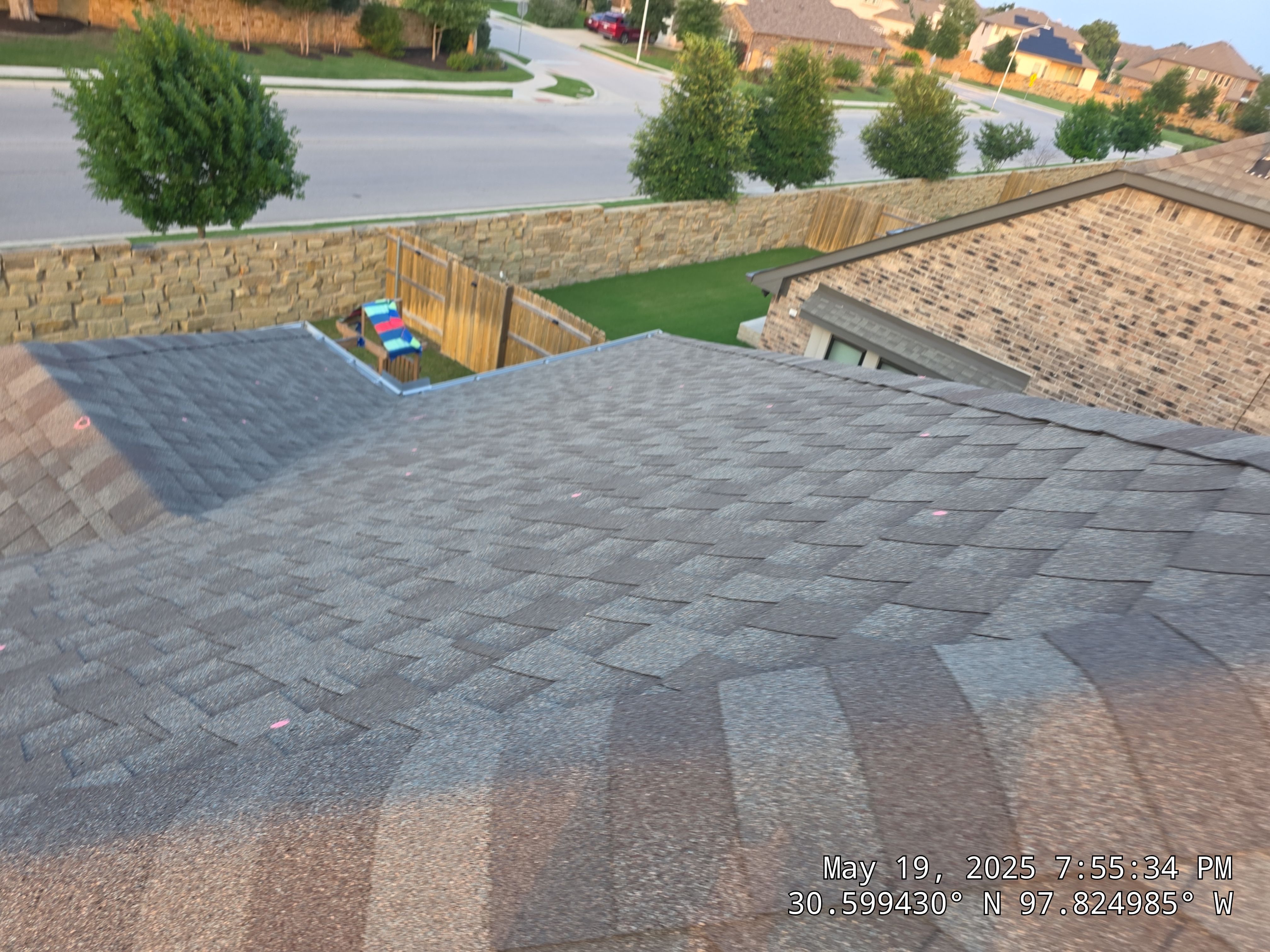Hail Damage Roof Replacement and Sheathing Repair in Leander by Caliber Restoration LLC