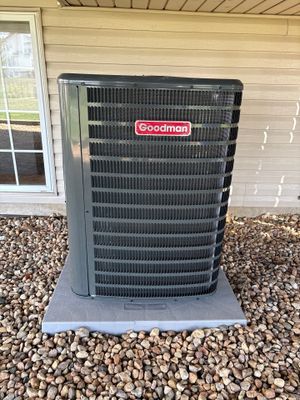 Goodman GLXS3 installed in Streamwood