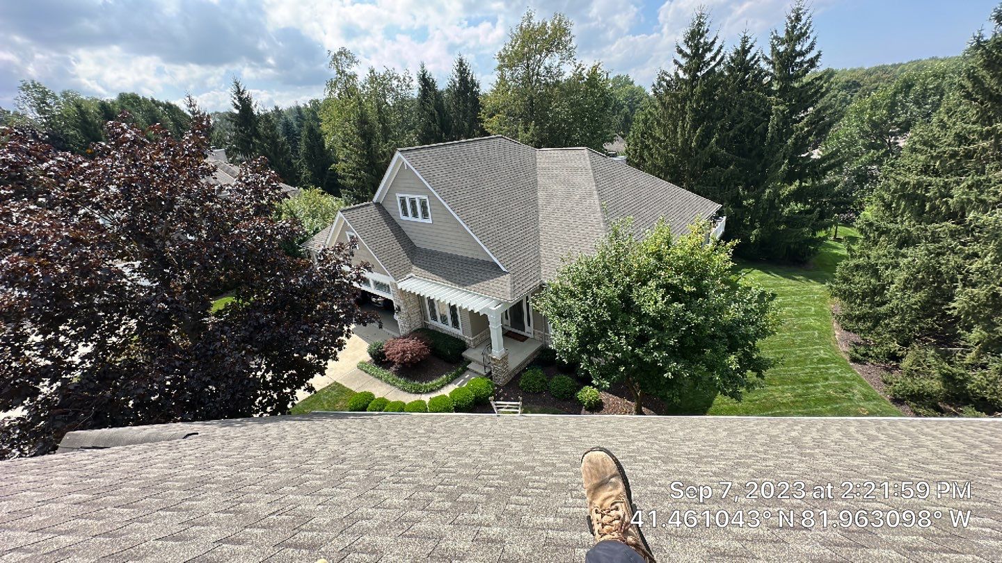 Residential Roof Replacement using Owens Corning Duration, Driftwood by Absolute Roofing and Construction