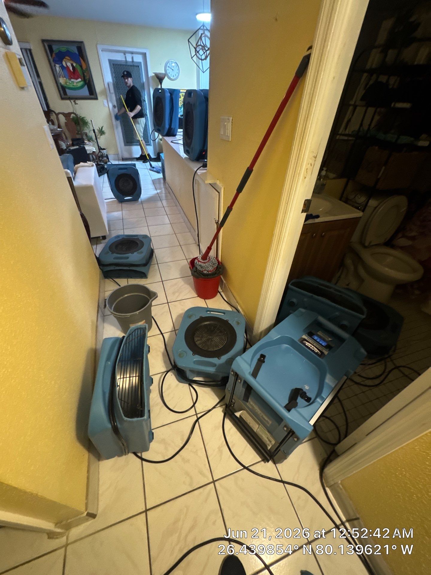Water Damage Mitigation and Structural Drying in Delray Beach by SuperClean