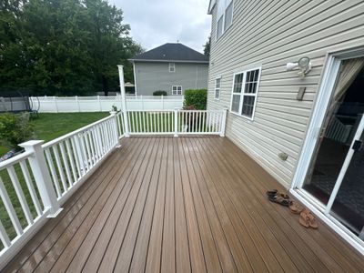 New Deck in North Brunswick Township, New Jersey