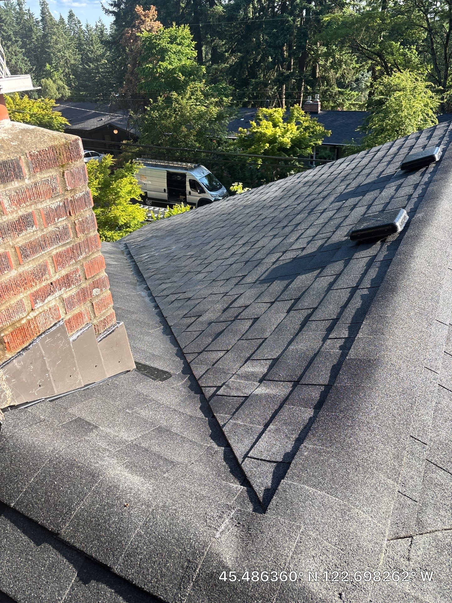 Project in Portland by Tom Leach Roofing