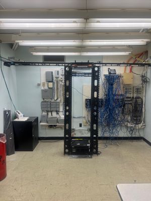 Structured cabling installation by CimaSolutions