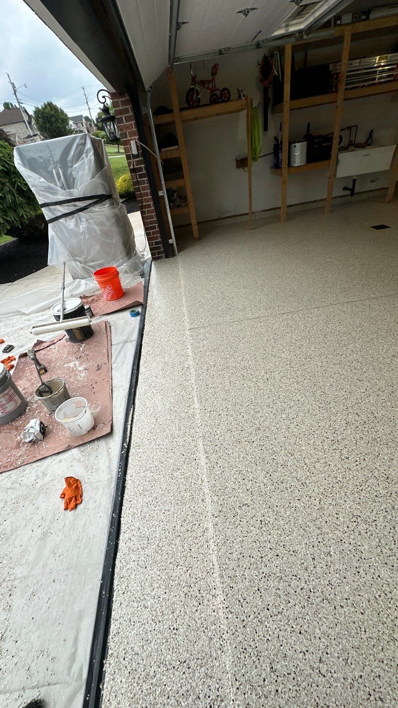 Garage Project in Weirton by Floors in a Day, Inc