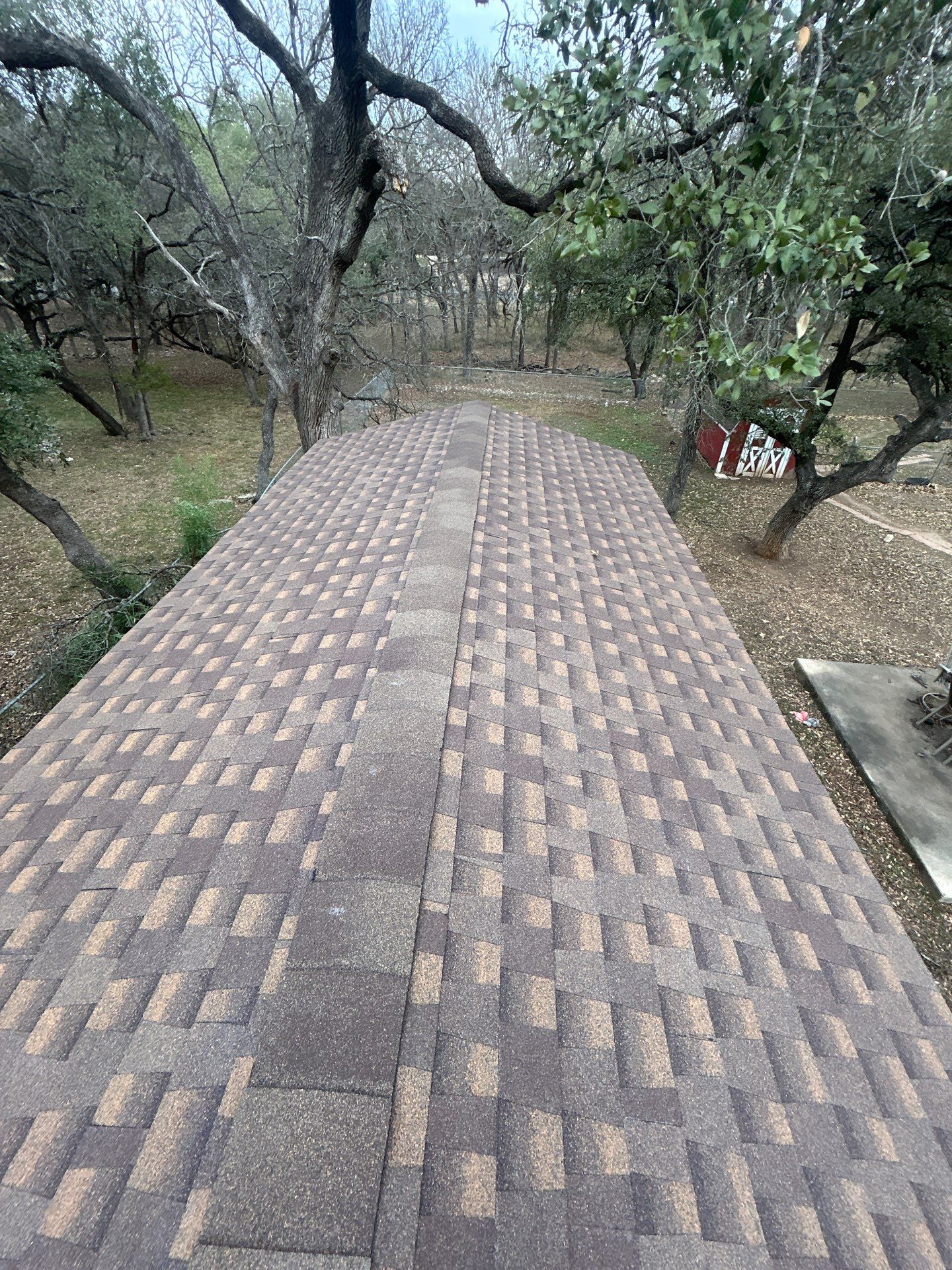 Residential Roof Replacement using GAF - HDZ - Barkwood by Action Exteriors Austin