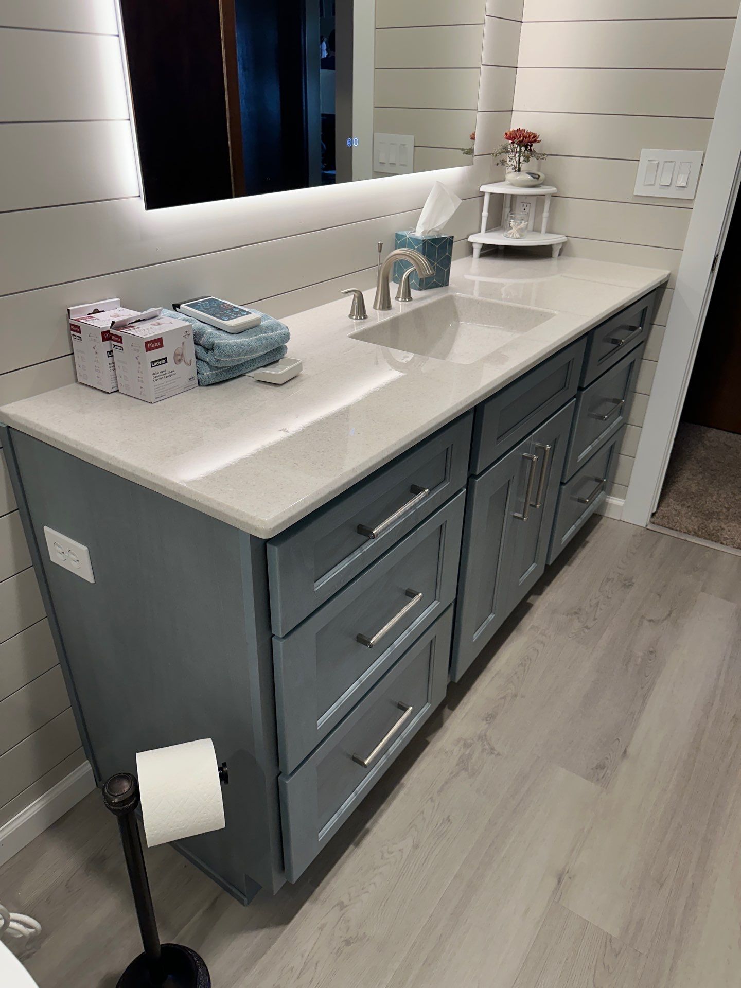 Diane's Basement Bath Remodel by Kitchen Works LLC