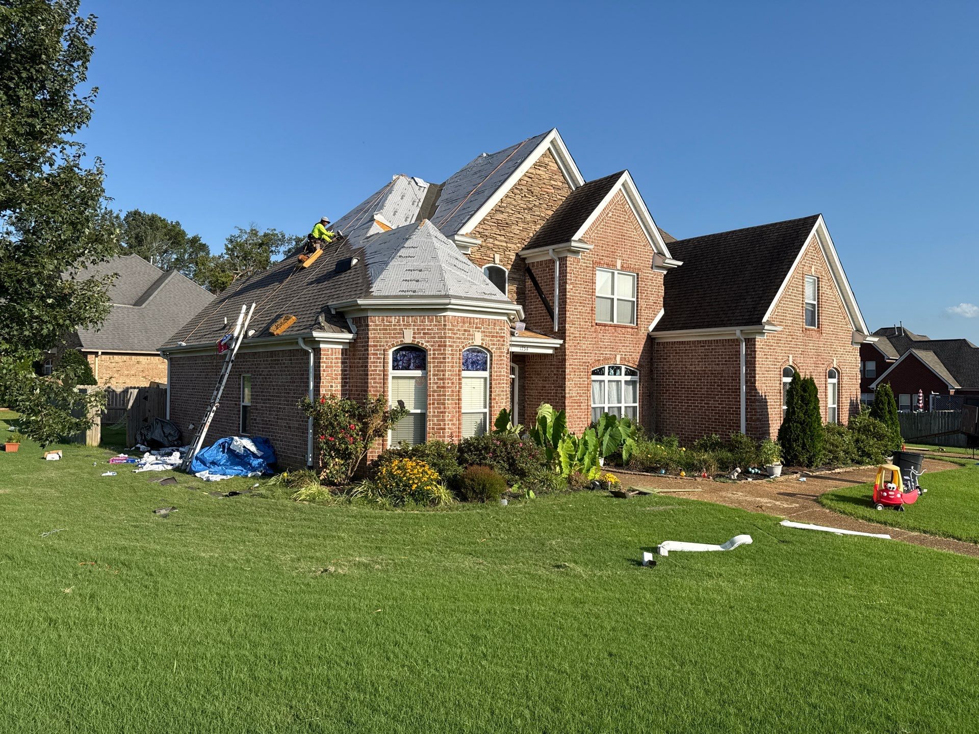 Complete Architectural Shingle Roof Replacement in Hernando, Mississippi by Revival Roofing Services