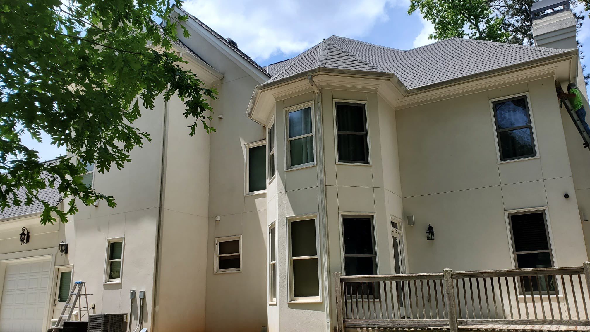 Full Exterior Stucco Painting and Trim Update in Atlanta by Swift Home Renovations