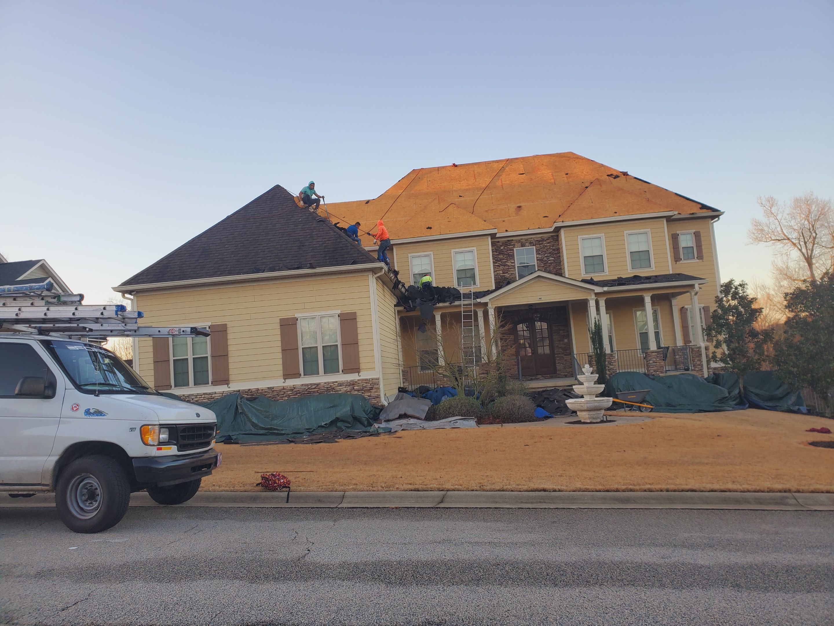 Residential Roofing Installation using Owens Corning by Inspector Roofing and Restoration