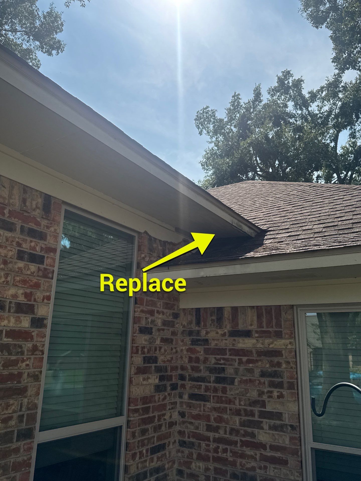 Exterior Repaint – South Tyler, Texas - Lots of Wood Replaced by Quality Coats Painting