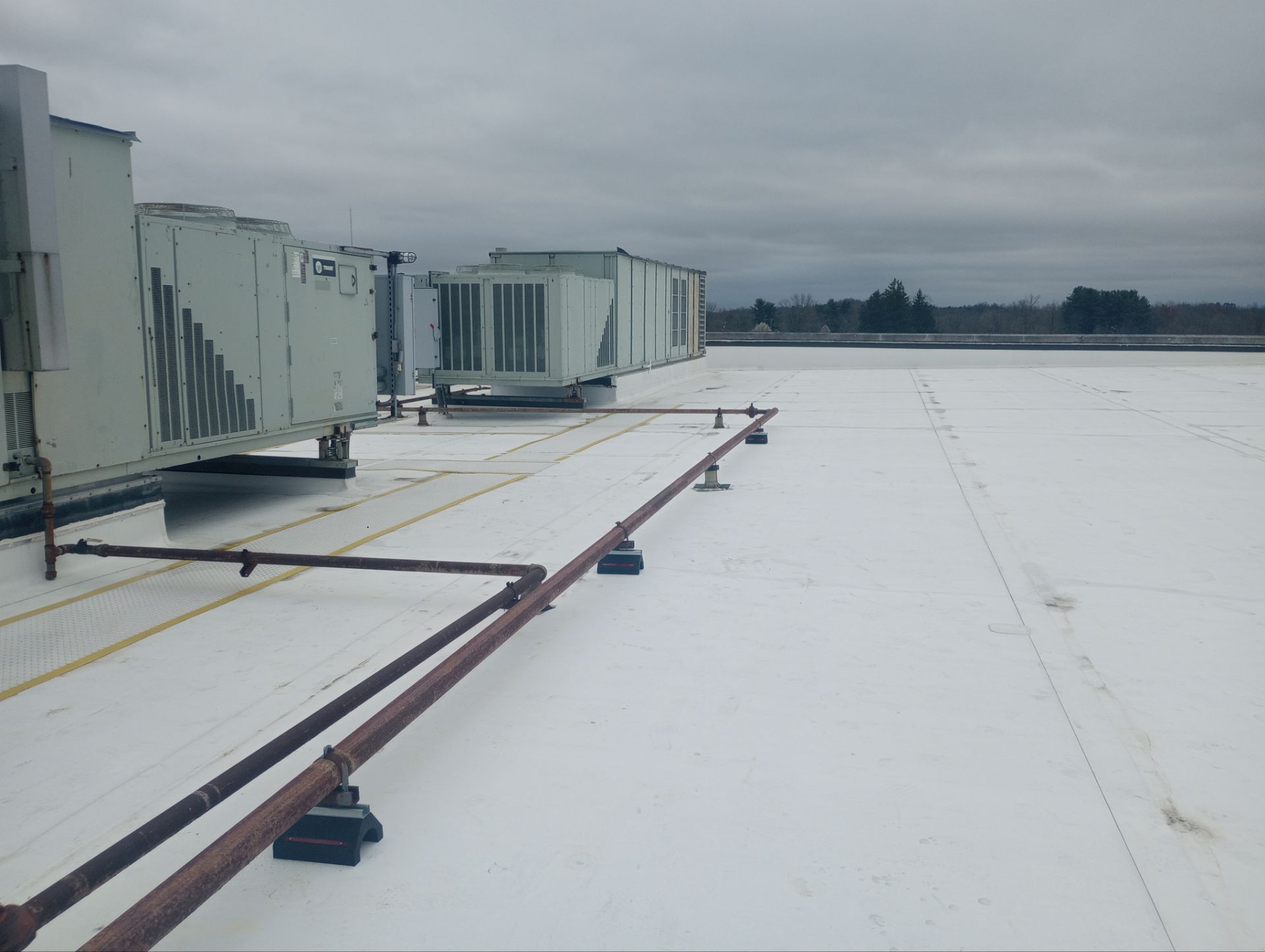 John Glenn High school Roof Install by Gold Star Roofing LLC 
