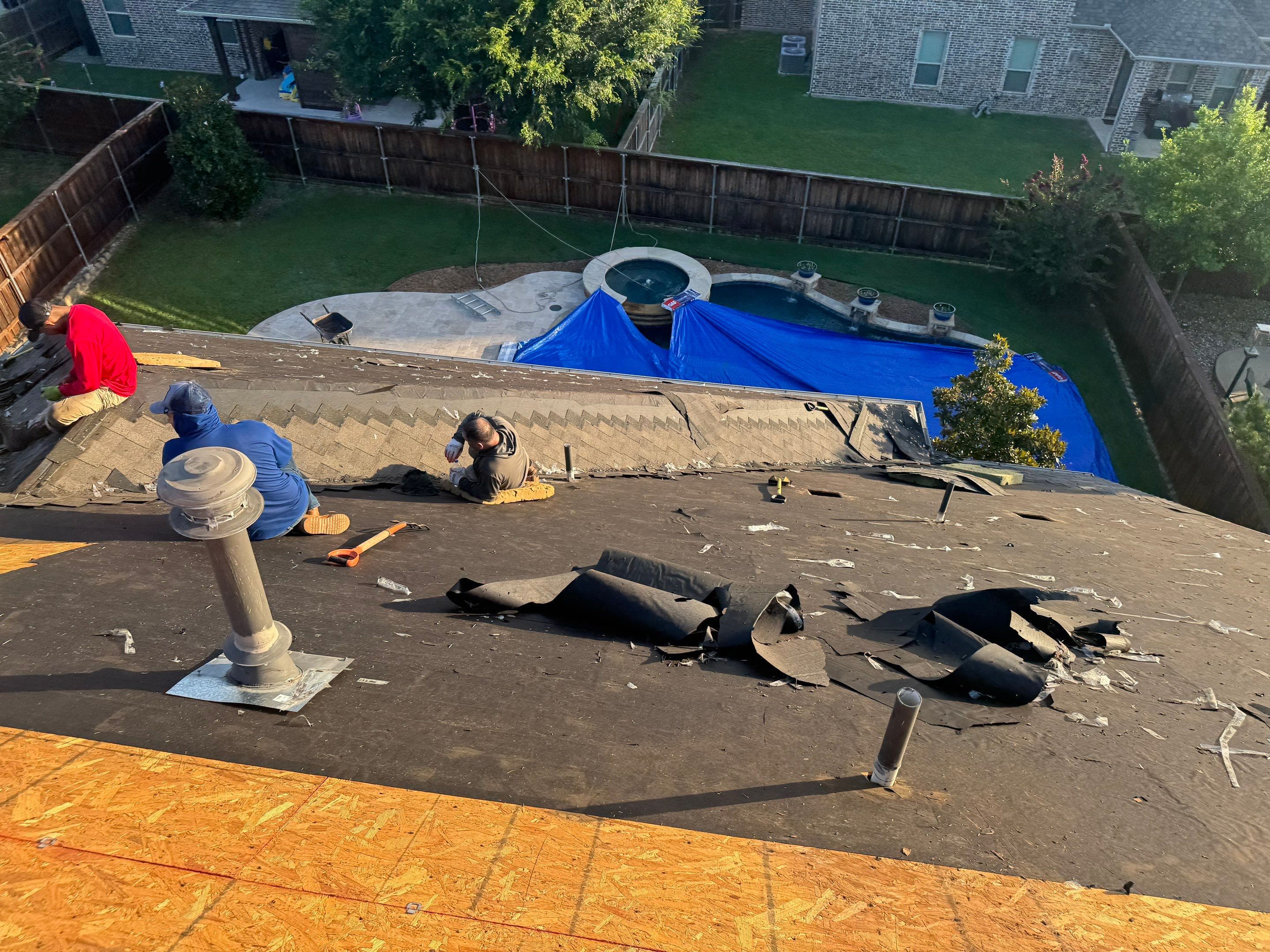 Inspection Wind damages and ceiling leaks McKinney, TX by NIMBUS GENERAL CONTRACTORS, LLC