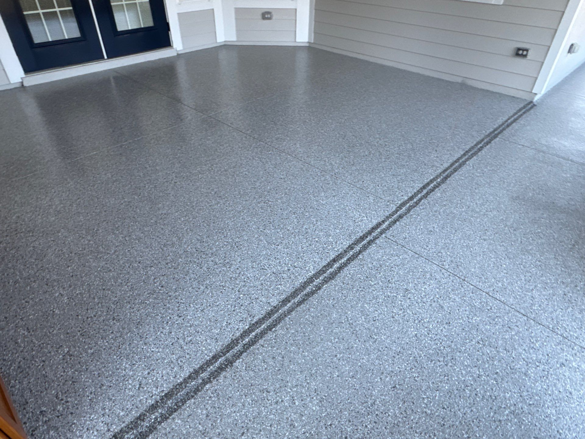 Front and Back Porches  in Micanopy, FL (Front Porch: Slate Stone, Back Porch: Mount Everest) by Cross Creek Concrete Coatings