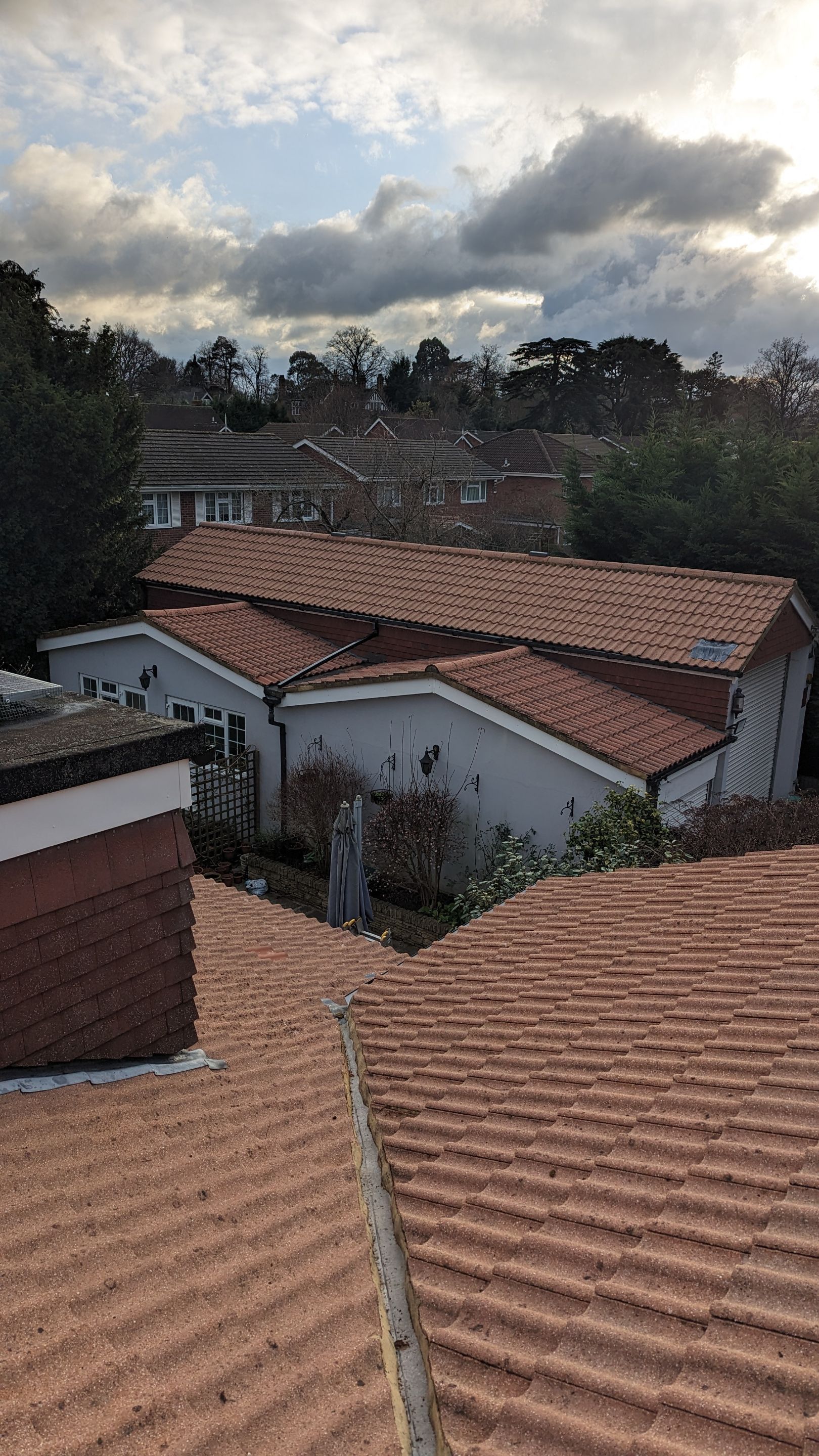 Roof and Driveway Clean using Honda 15lpm Low Pressure Washing Machine by Ges Exterior Cleaning ltd