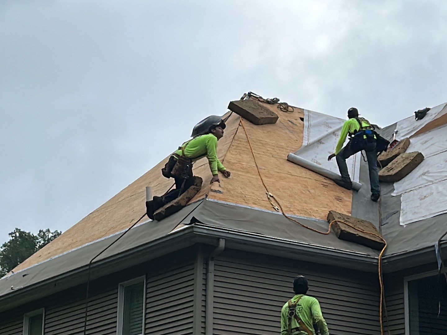 Residential Roofing Installation using Performance Shingles by Mr. Roofer