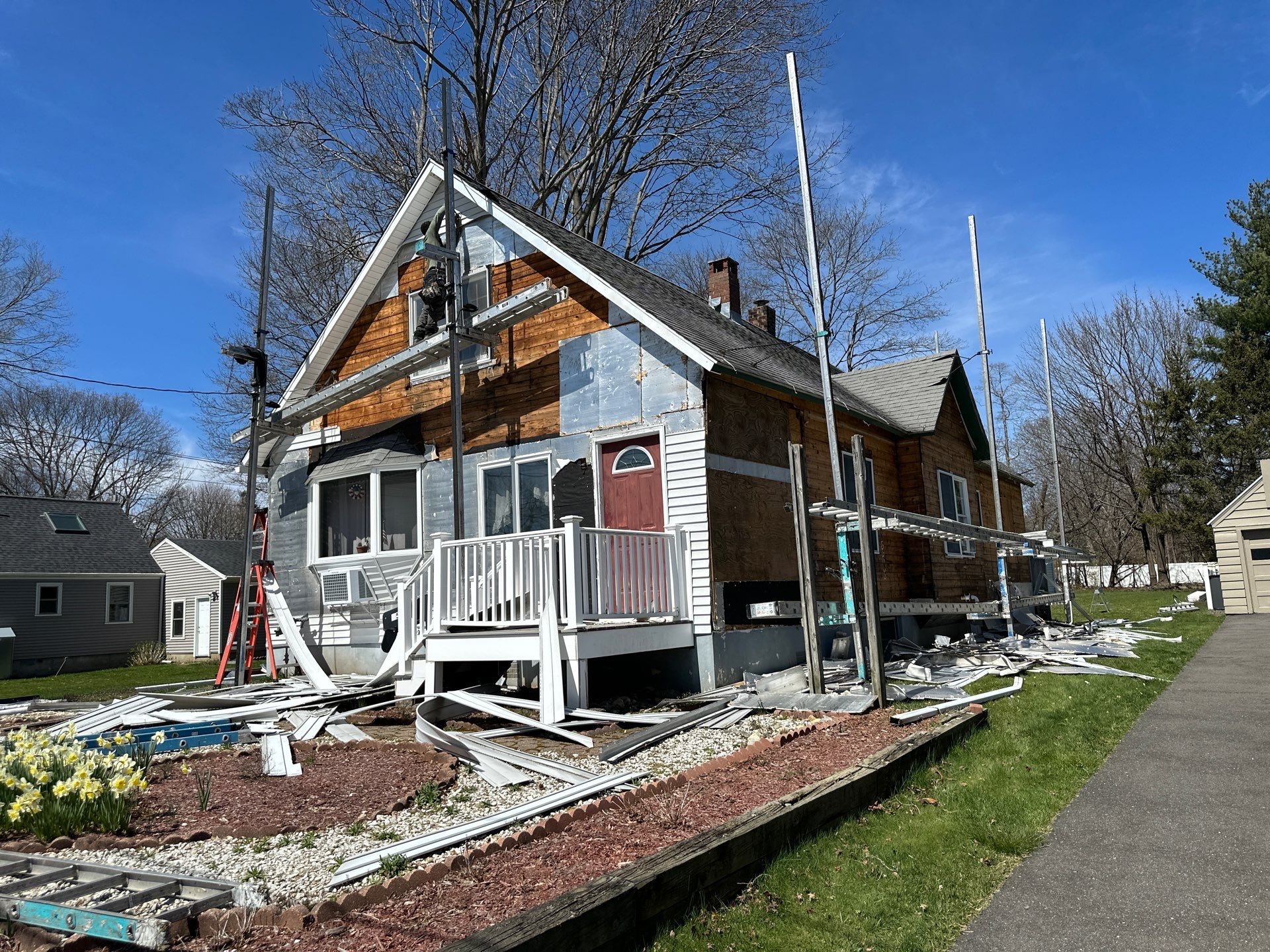 Siding Installation using Certainteed Monogram Granite Gray by A Plus Exterior