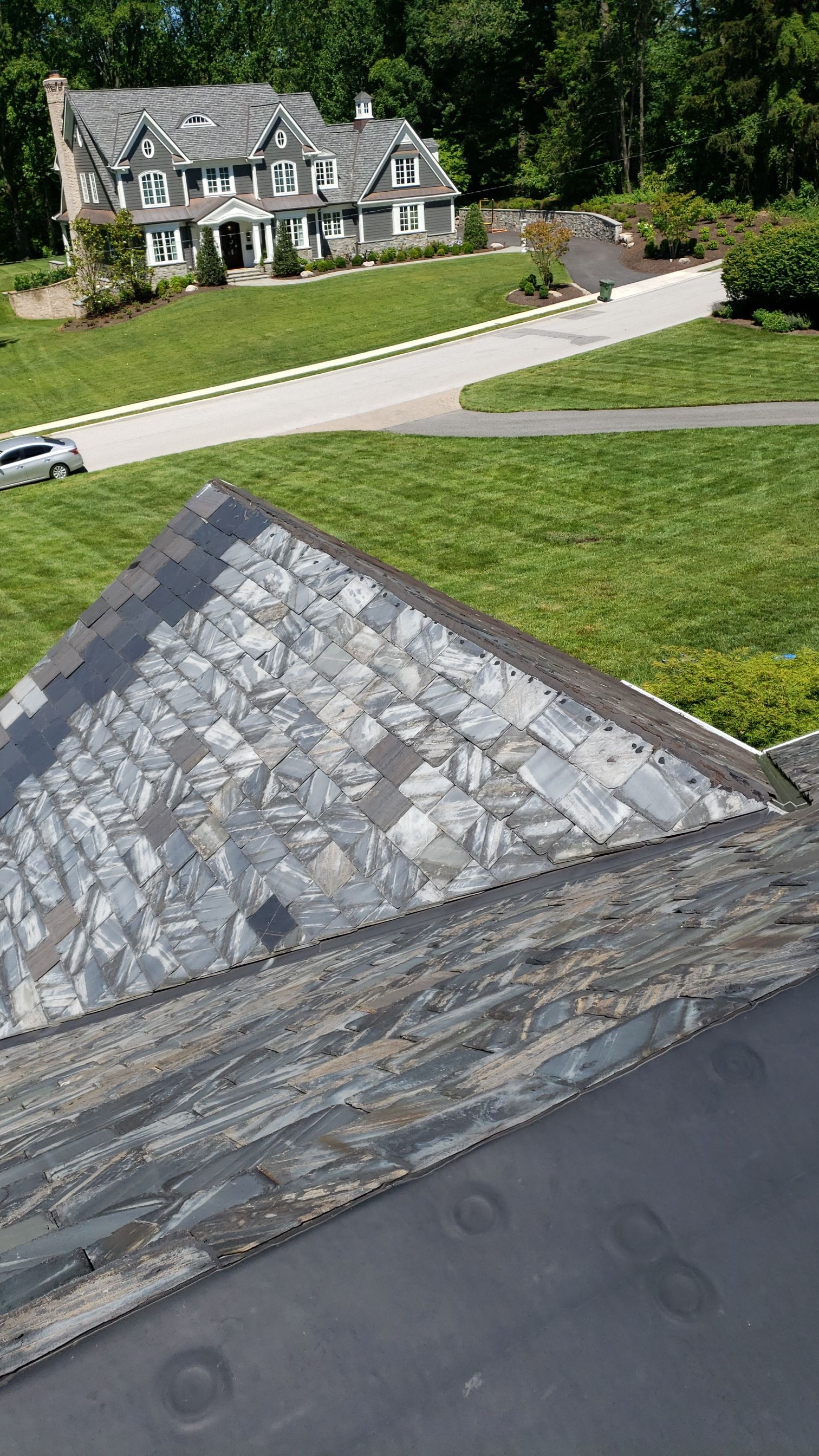 Slate repair in Guilford by Roof Right Inc