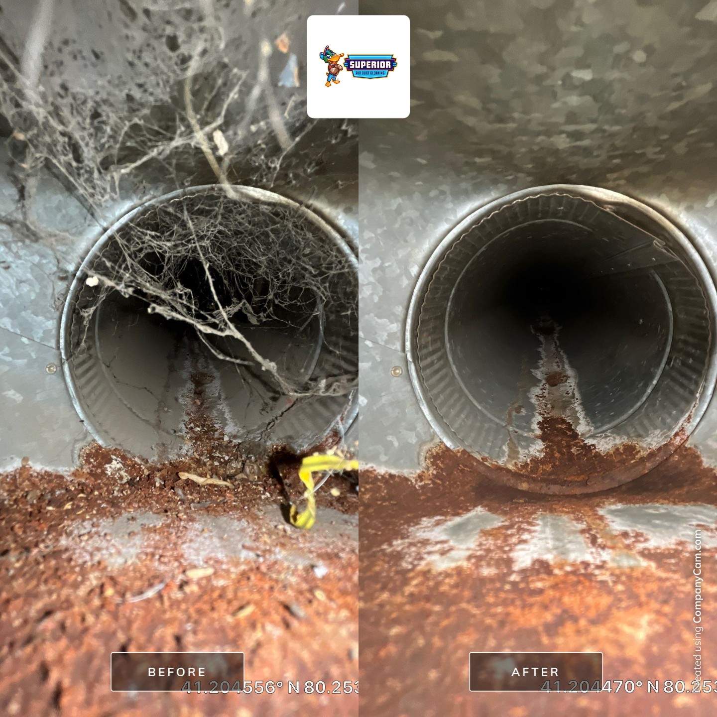 Air Duct Cleaning With a Vacuum Truck in Mercer, PA by Superior Air Duct Cleaning
