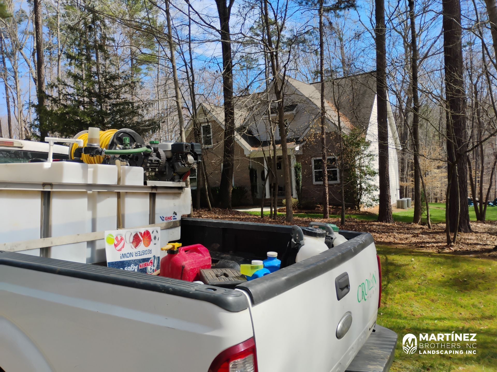 Turf application in Stem by Martinez Brother’s Nc Landscaping Inc