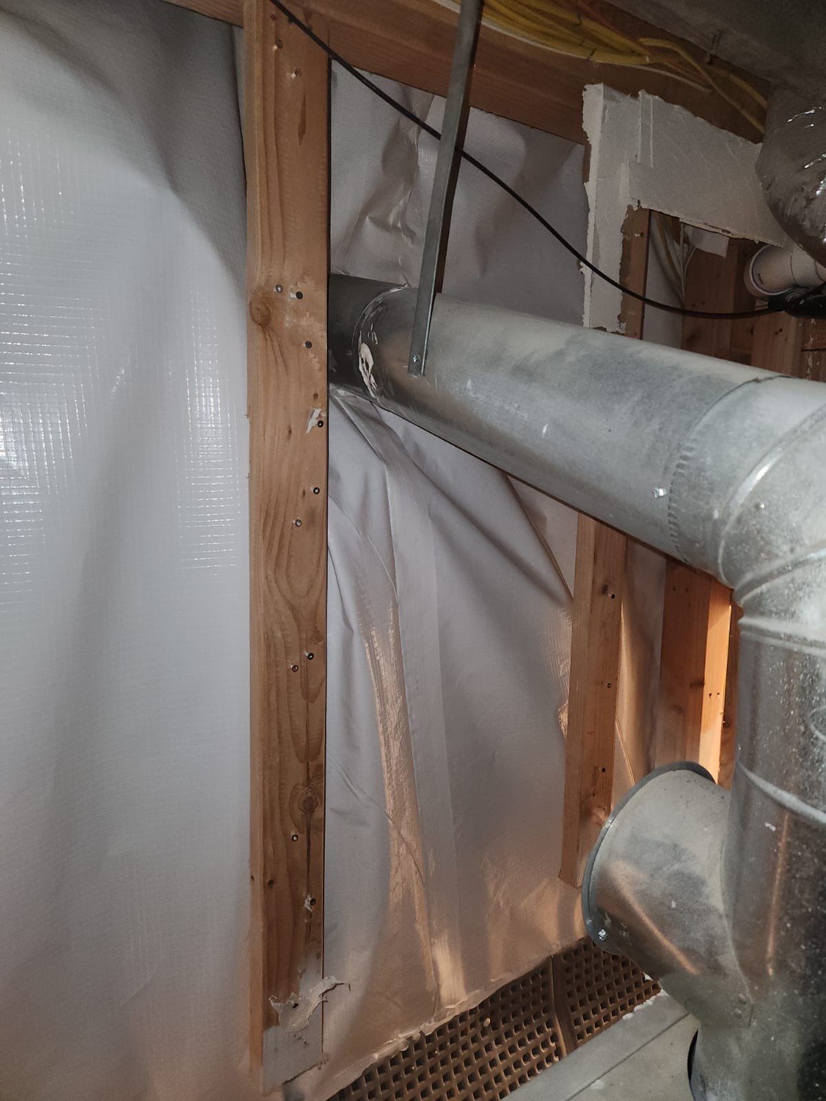 Interior French Drain & Wall Vapor Barrier Boonton NJ by Pure Service Pro, LLC 