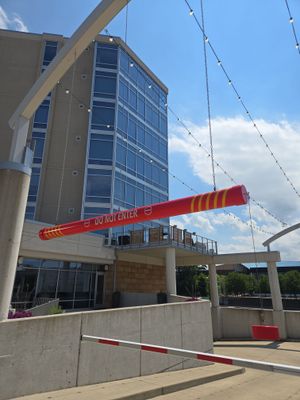 Parking Garage Height Clearance Tube Installation in South Bend