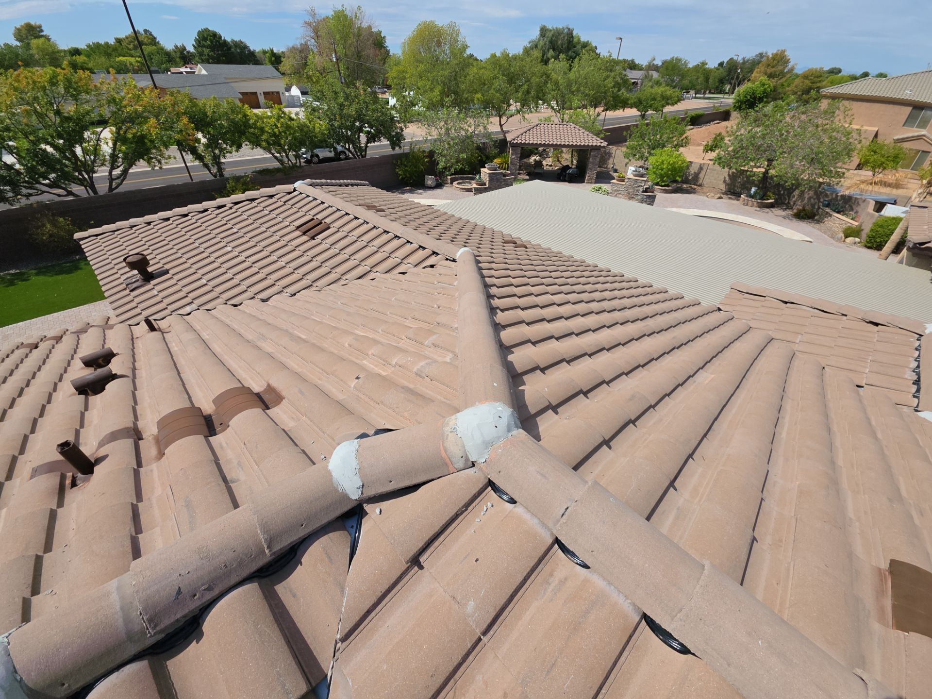 Recent Rain and Storm Damage in Gilbert by Weather-Tite Roofing