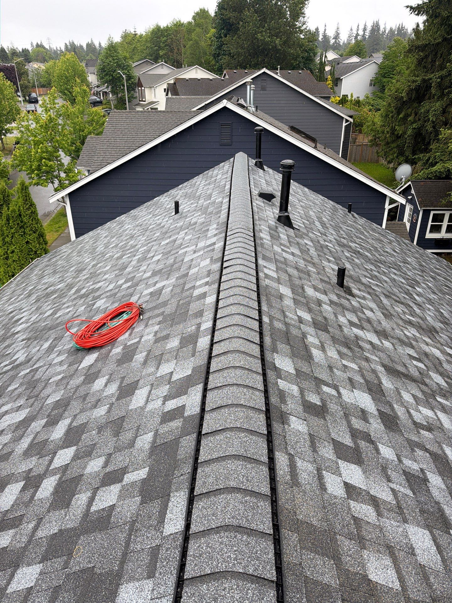Residential Roofing Installation using GAF HDZ Shingles by Roofing Formula LLC