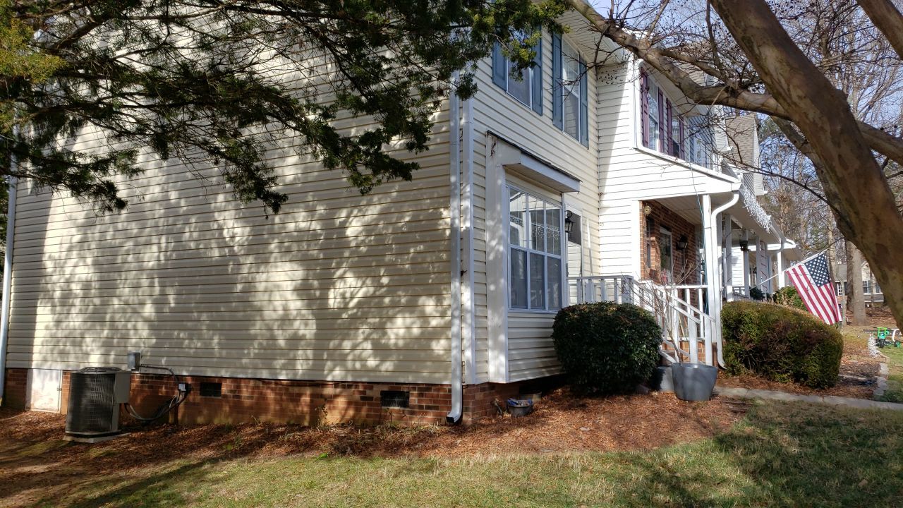 Gutter Cleaning using water by Power Wash Masters LLC