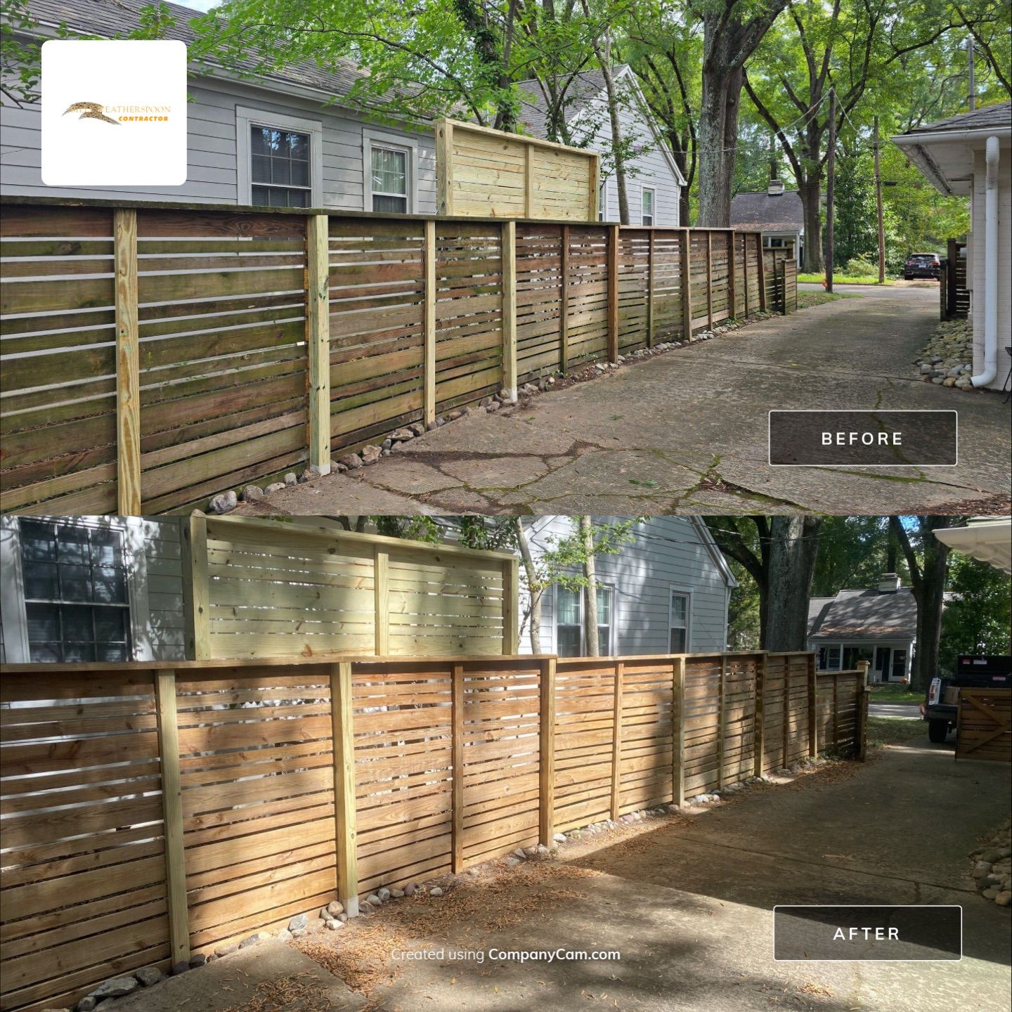 Fence Repair and Exterior Painting by Billy Weatherspoon Contractor