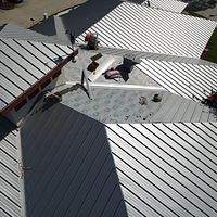 24ga 1.5" Snap-Lock Silver Metallic  by Total Roofing System The Metal Roof Experts