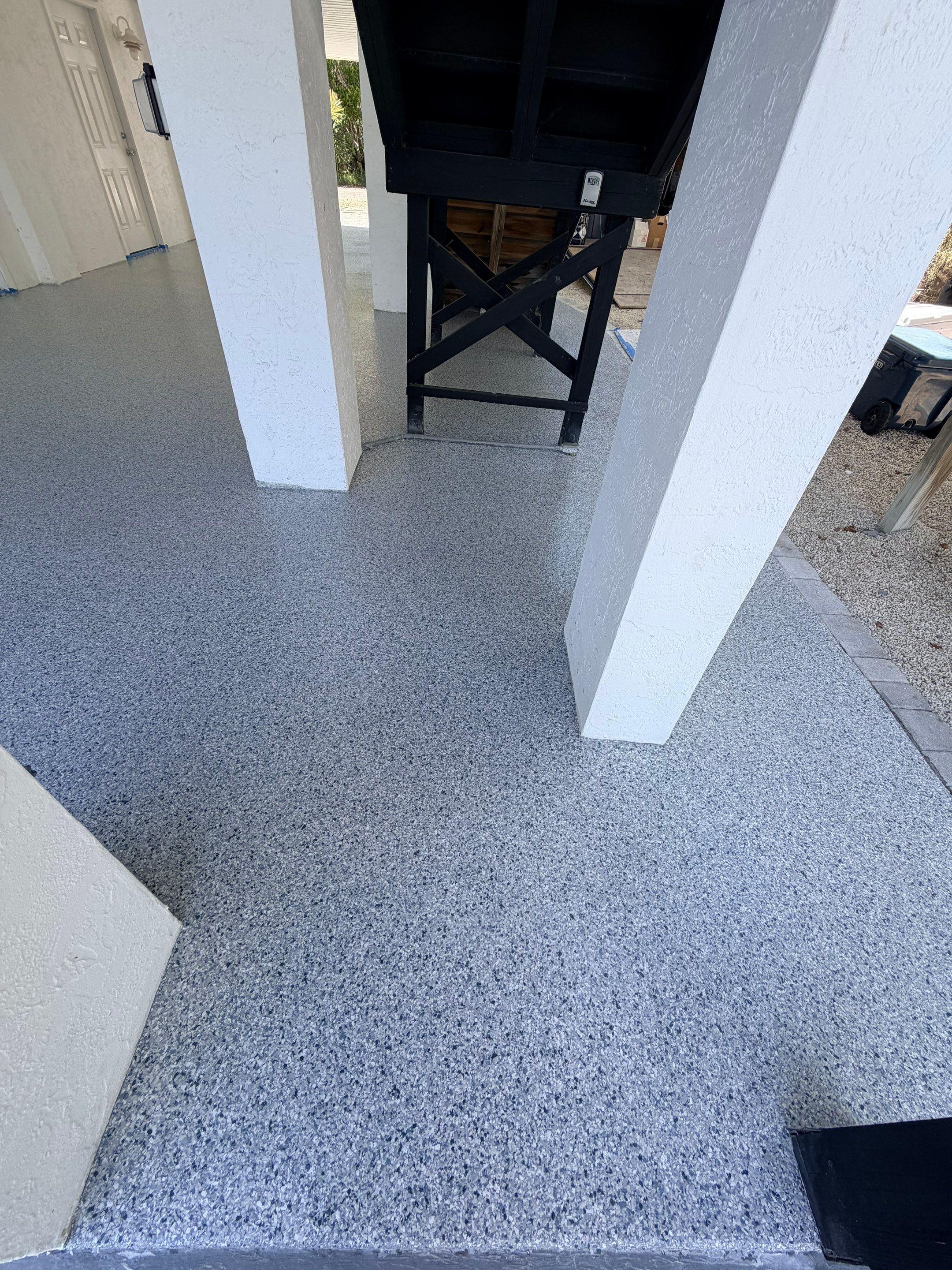 “Tidal Wave” Carport in Big Pine Key, FL by Tropical Epoxy Coatings & Creations LLC
