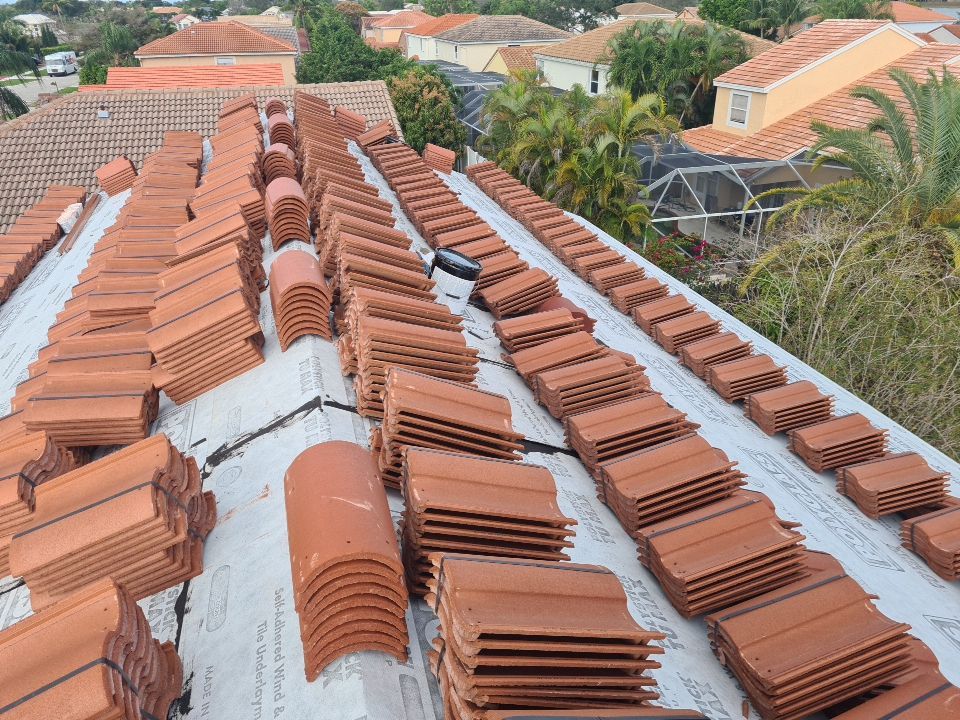 Residential Roofing Installation using Eagle Roofing Tile by BLUES BROTHERS ROOFING